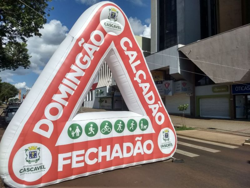 DOMINGÃO CALÇADÃO FECHADÃO - PREFEITURA MUNICIPAL DE CASCAVEL/PR