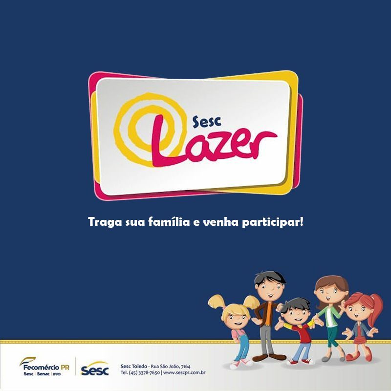SESC LAZER TOLEDO - PARTICIPE (18/08/2018)