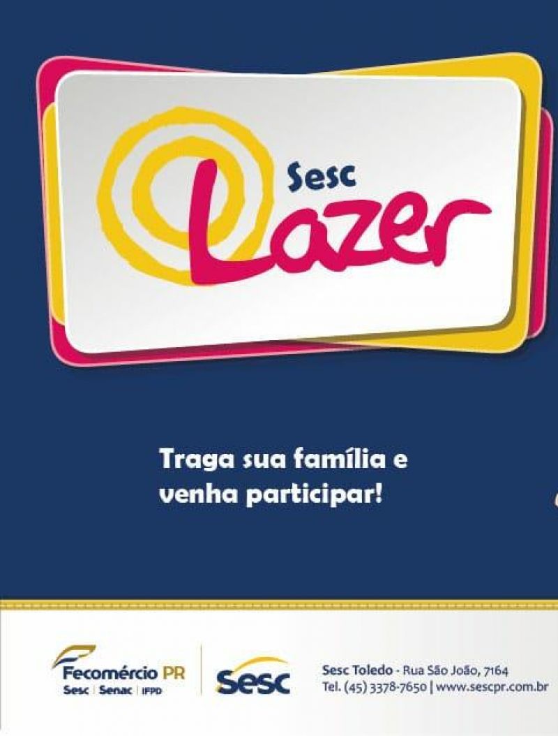 SESC LAZER TOLEDO -  PARTICIPE (06/10/2018)
