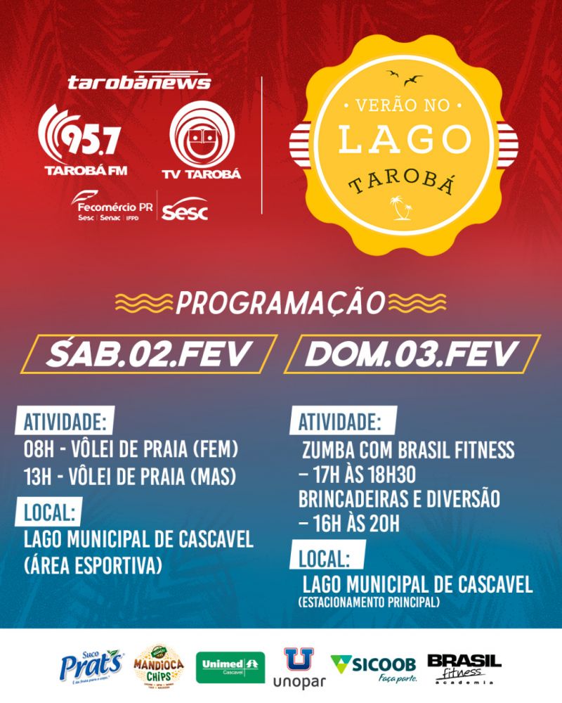 VERÃO NO LAGO TAROBÁ - CASCAVEL